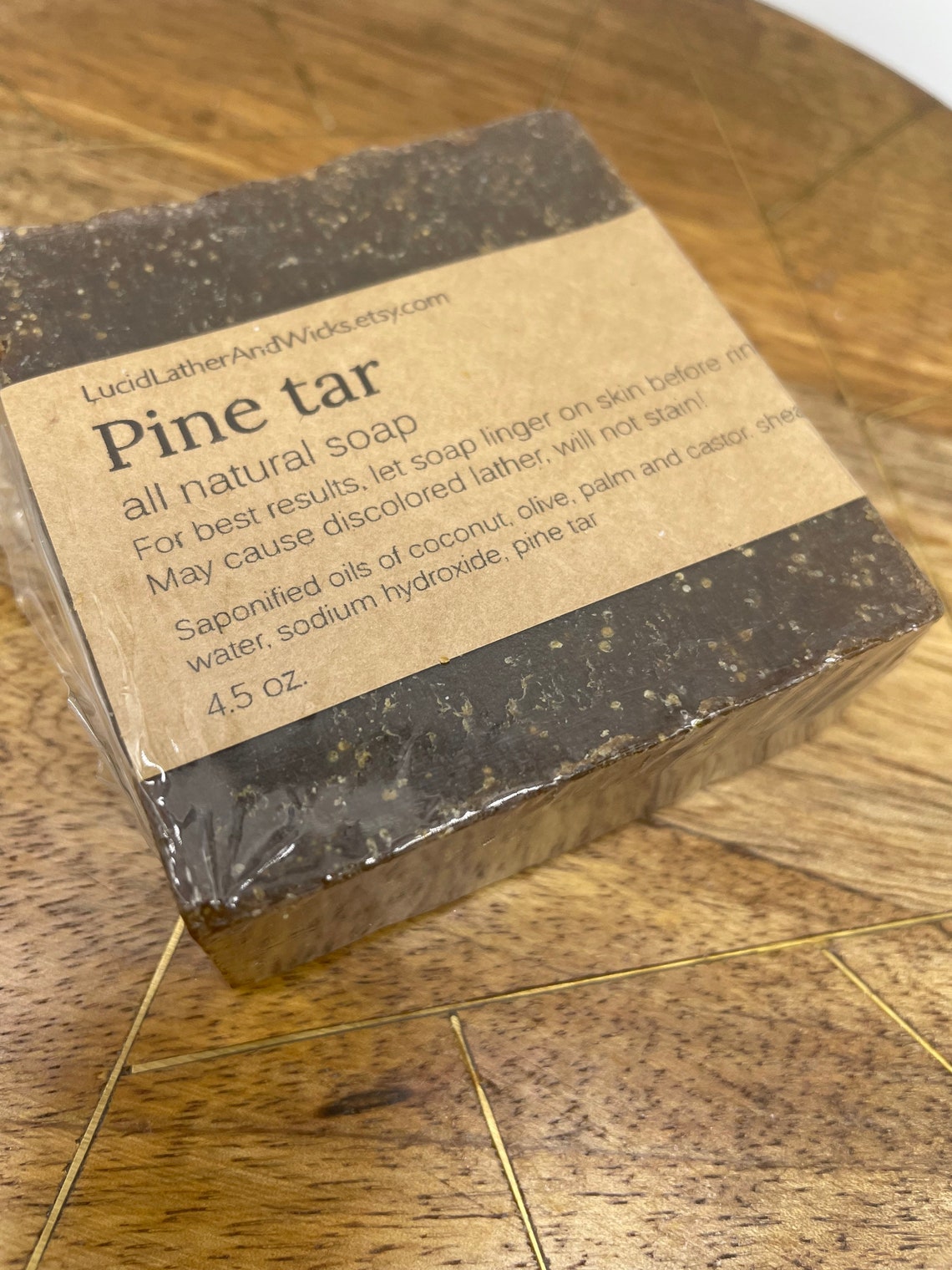 Pine tar soap all natural soap Etsy