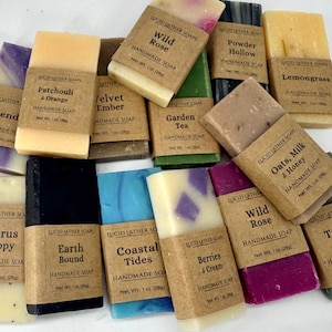 Mini soap bars, Sample soaps, Bridal and Baby Shower gifts, Thank you gifts, Handmade soap, Travel Airbnb