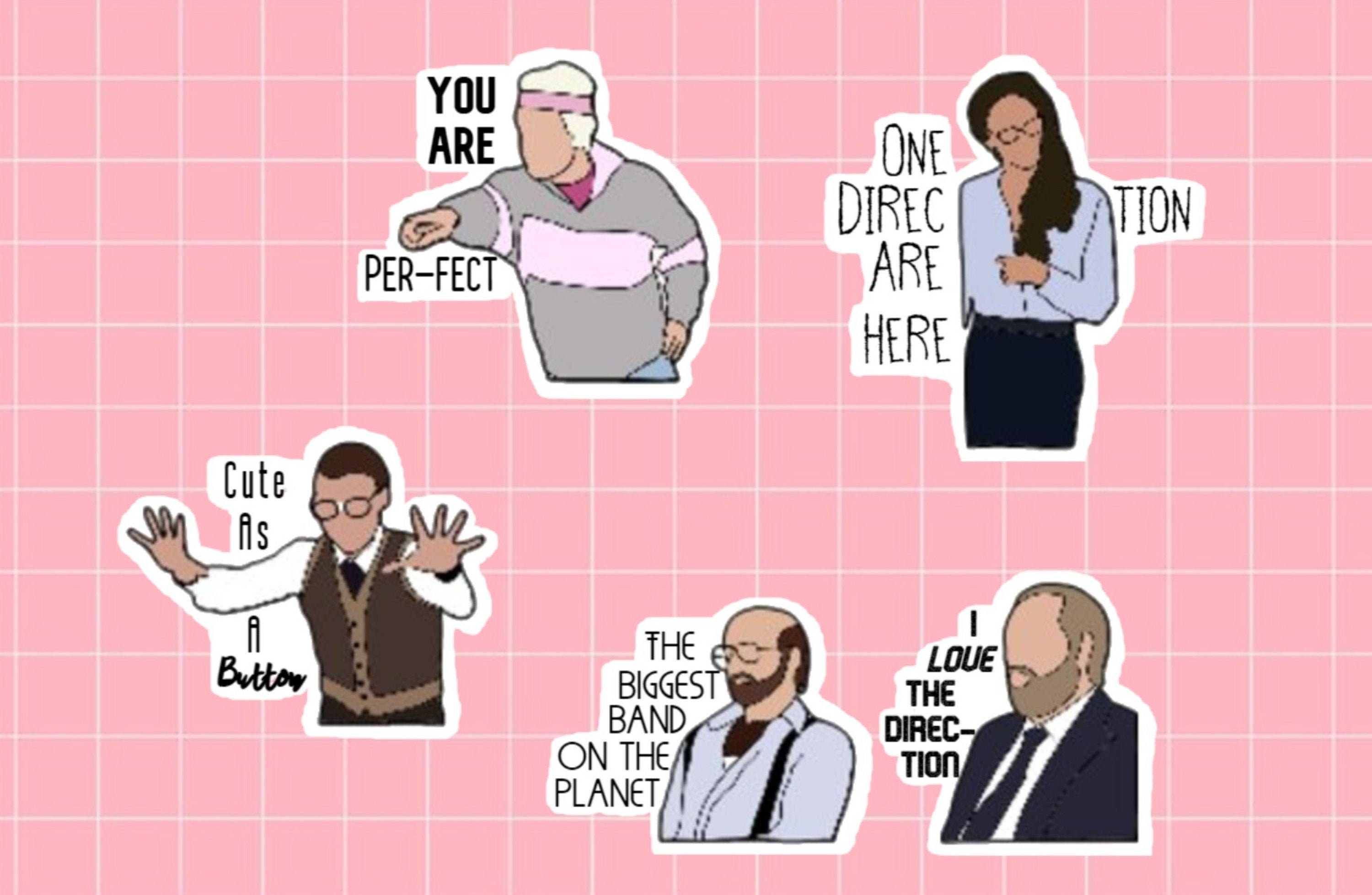 One Direction Stickers Best Song Ever Etsy