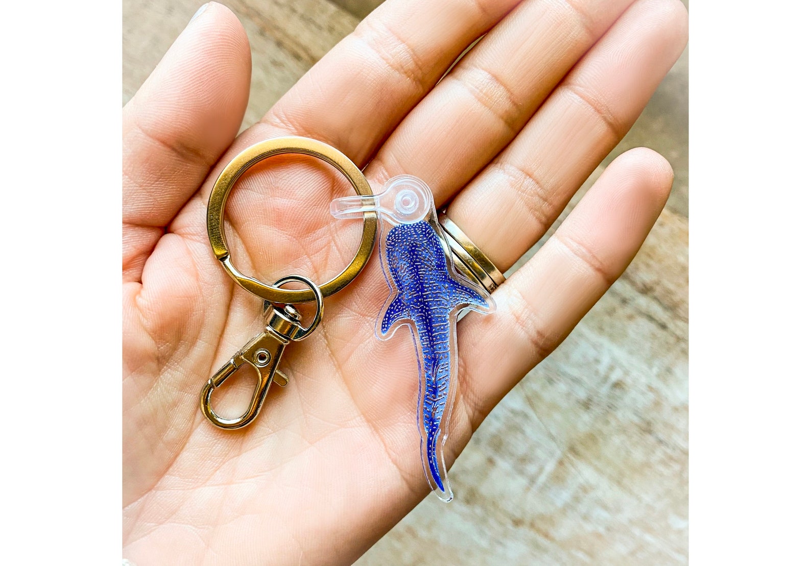 Whale Shark Acrylic Keychain Endangered Species Ocean/sea Etsy