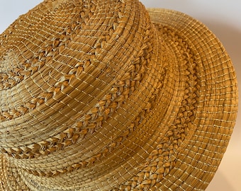 Handmade Golden Grass Hat