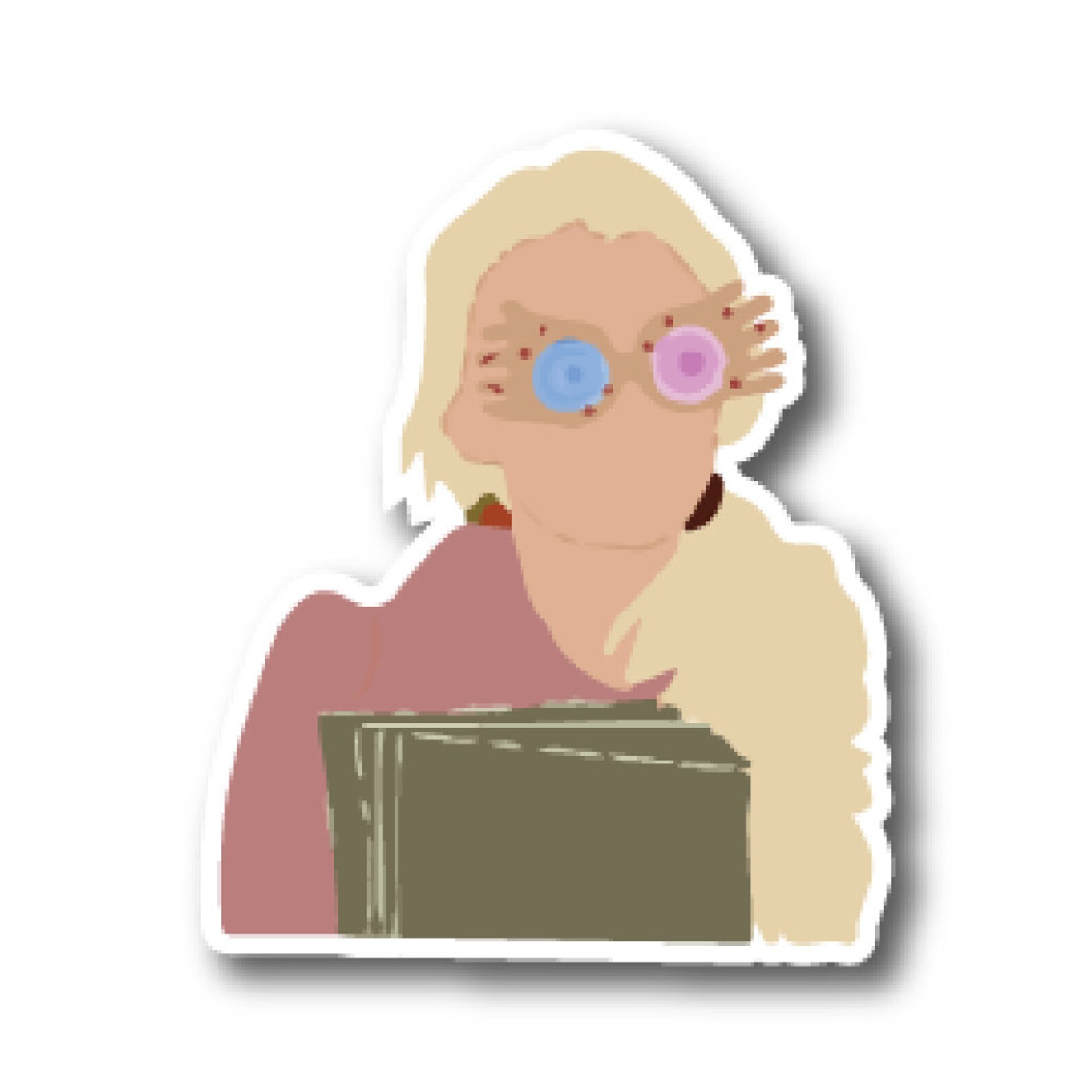 Luna Lovegood Sticker Vinyl Water Proof Sticker Homemade Etsy