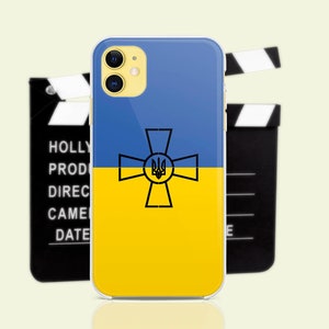 Ukrainian flag Case for iPhone 14 13 12 mini Max Xs Max Xr 8 7 6 Plus Vhs E 240 Cover for Samsung S20 S21 Pixel Google 5 6