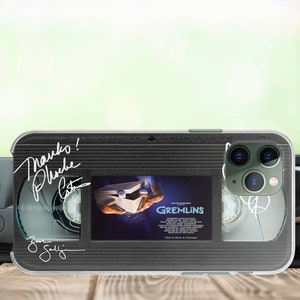 Gremlins Horror VHS Case for iPhone 17 16 14 13 12 Pro Max Xs Max Xr 8 7 Plus tapes VHS case for Samsung S24 S23 Plus Google Pixel 8 7 6