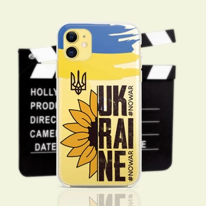 Ukraine patriotic Case for iPhone 14 13 12 mini Max Xs Max Xr 8 7 6 Plus Ukraine Cover for Samsung S20 S21 Pixel Google 5 6