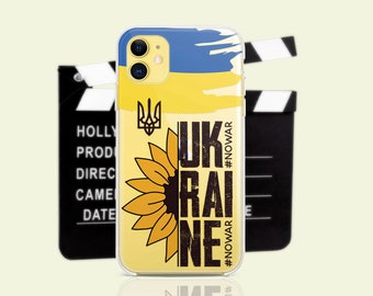 Funda patriótica de Ucrania para iPhone 14 13 12 mini Max 11 Xs Max Xr 8 7 6 Plus Funda de Ucrania para Samsung S20 S21 Pixel Google 5 6