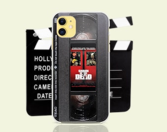 VHS iPhone case 15 12 Pro Max Xs Xr X 8 Plus, Horror movie for Samsung S20 S10 case, Movie poster Google pixel case, Retro VHS phone case