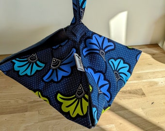 Sac à tarte / quiche baluchon en Wax doublée