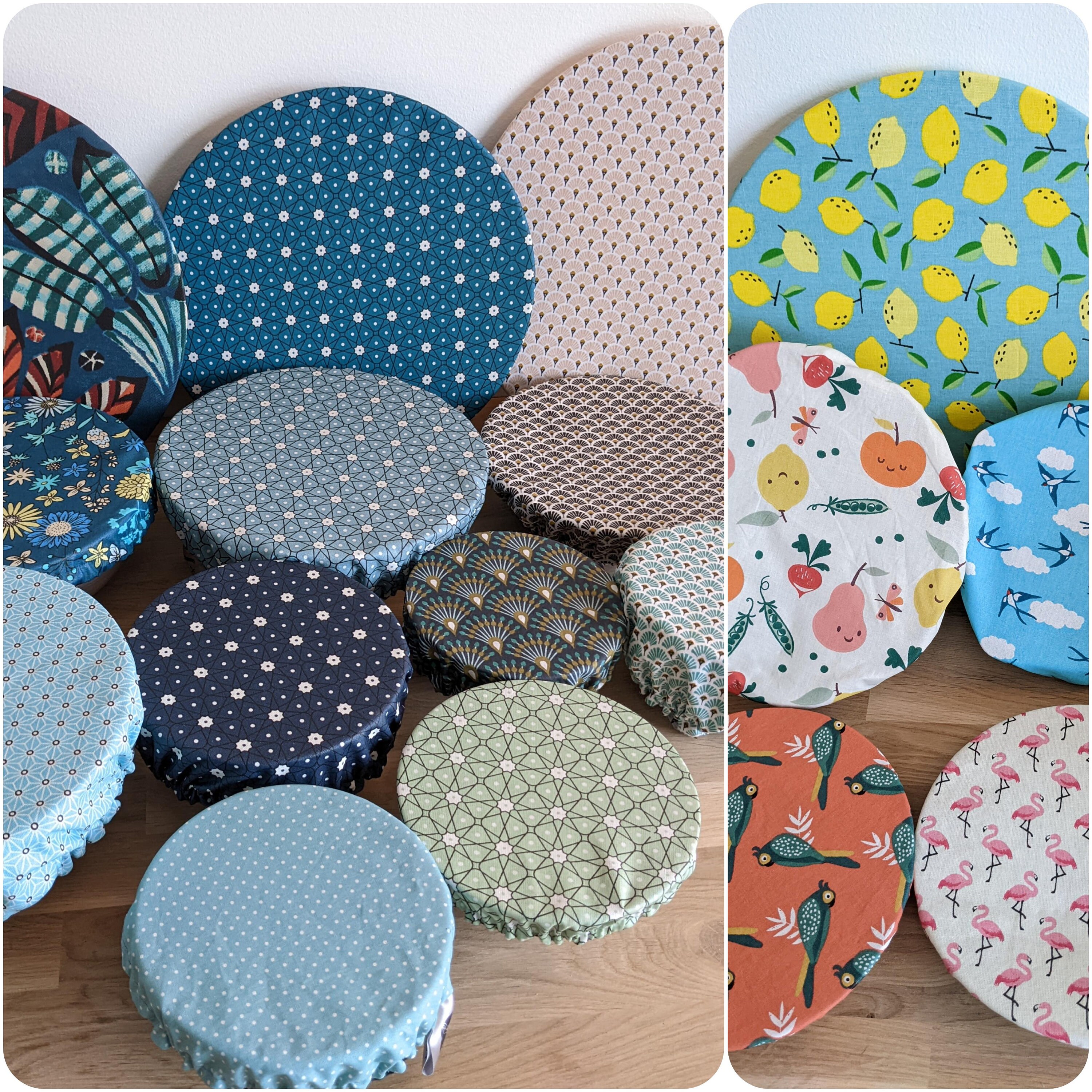 Charlottes à Plat Lavables et Réutilisables en Coton Enduit