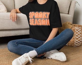 Camiseta de temporada espeluznante / Letras de fantasmas de Halloween