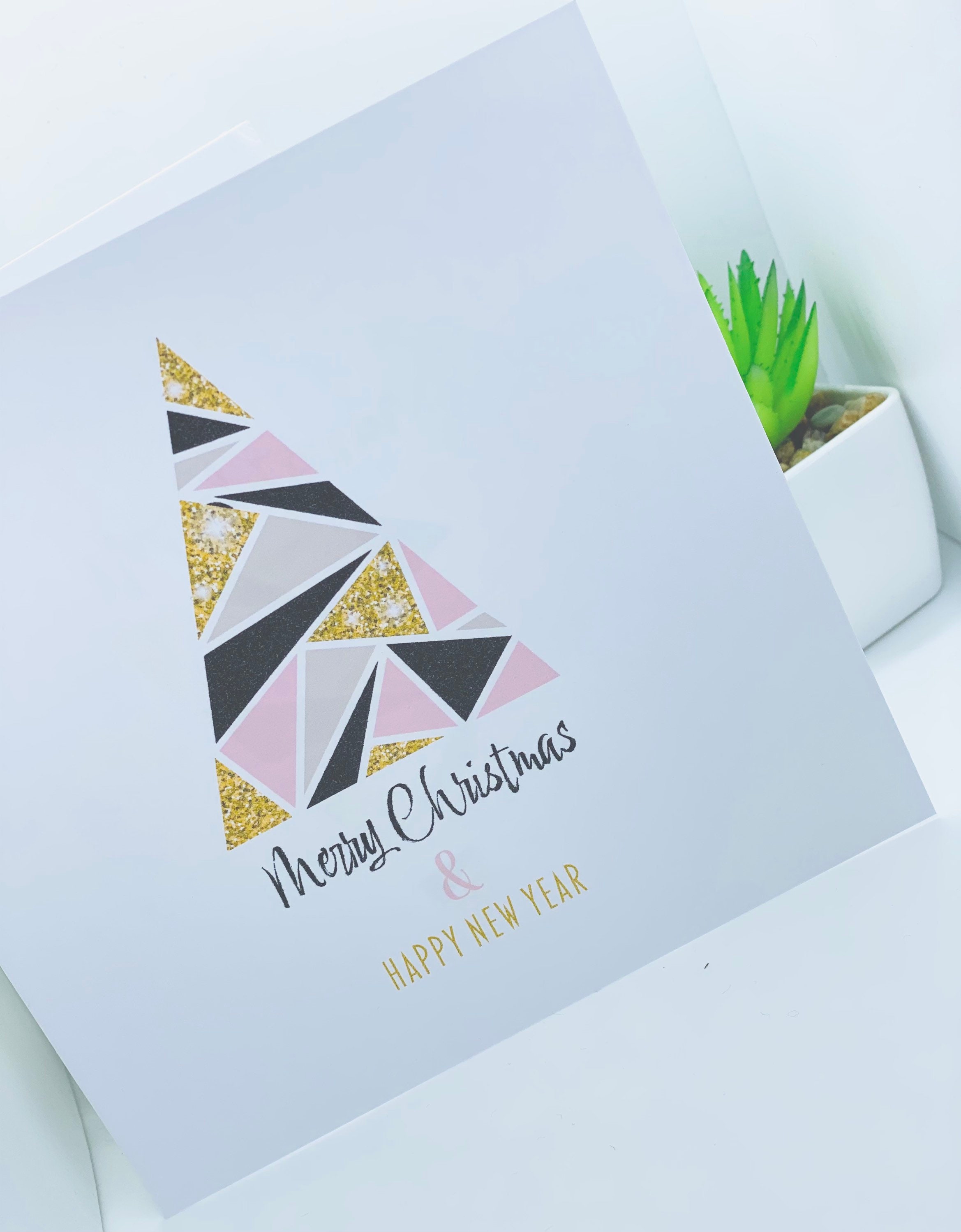 Contemporary Christmas cards Modern Christmas cards Etsy