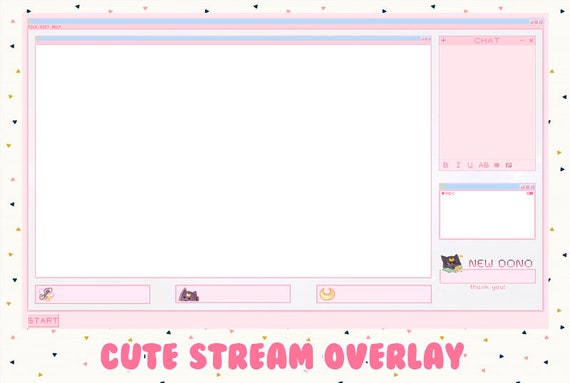 Cute Overlay Package Sailor Moon Windowds Theme Etsy