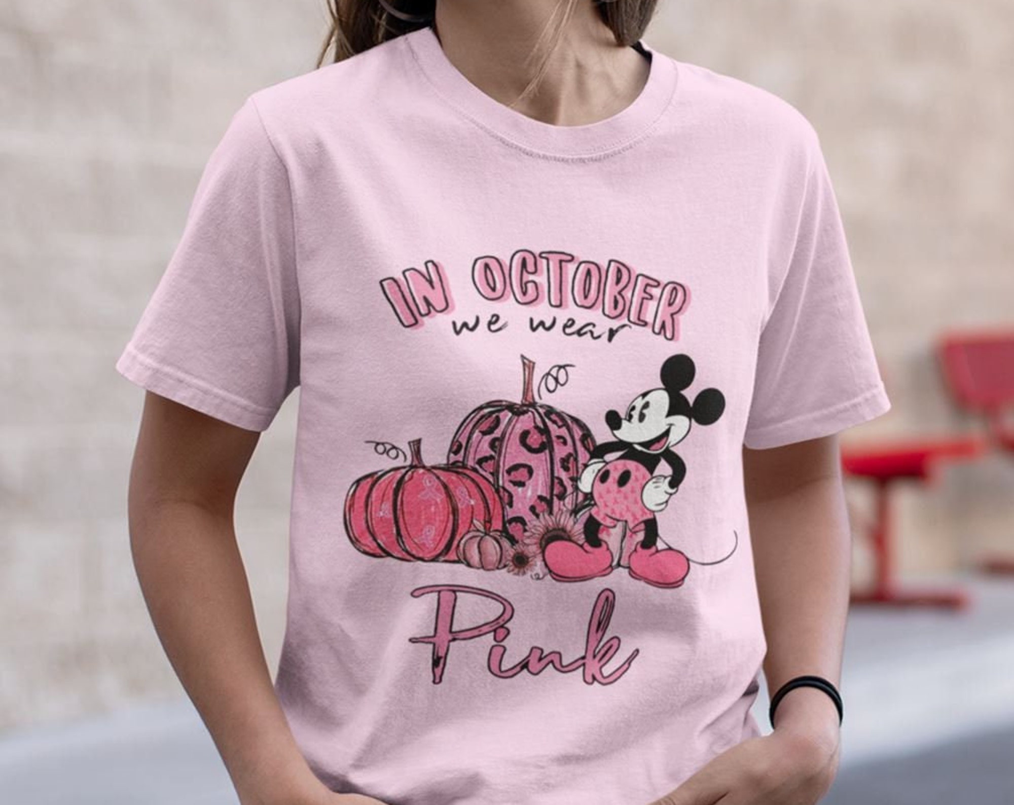 Discover Mickey Mouse Breast Cancer Shirt, Disneyland Breast Cancer Shirt