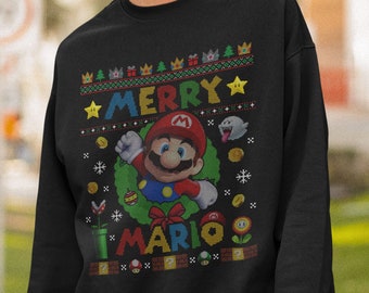 Mario Ugly Sweater - Etsy