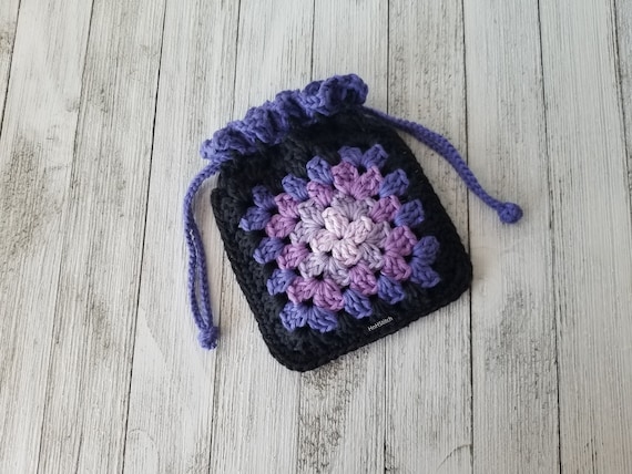Granny square sales pouch