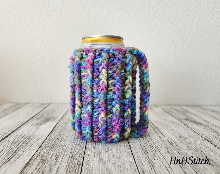 PATTERN for CROCHET Can Cozy With Handle, PDF Download Pattern for Can ...