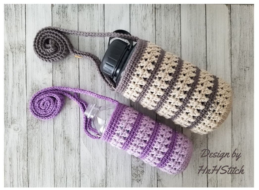 Water Bottle Holder Crochet Pattern · Kittying Crochet Pattern