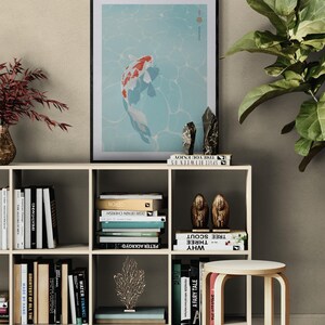 Koi fish poster