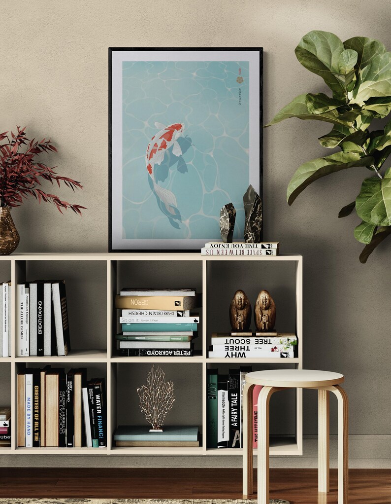 Koi fish poster