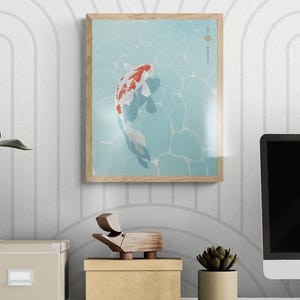 Zen Koi Art for the office