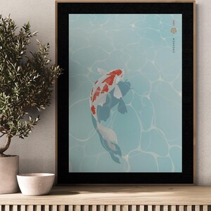 Japanese Koi Wall Art