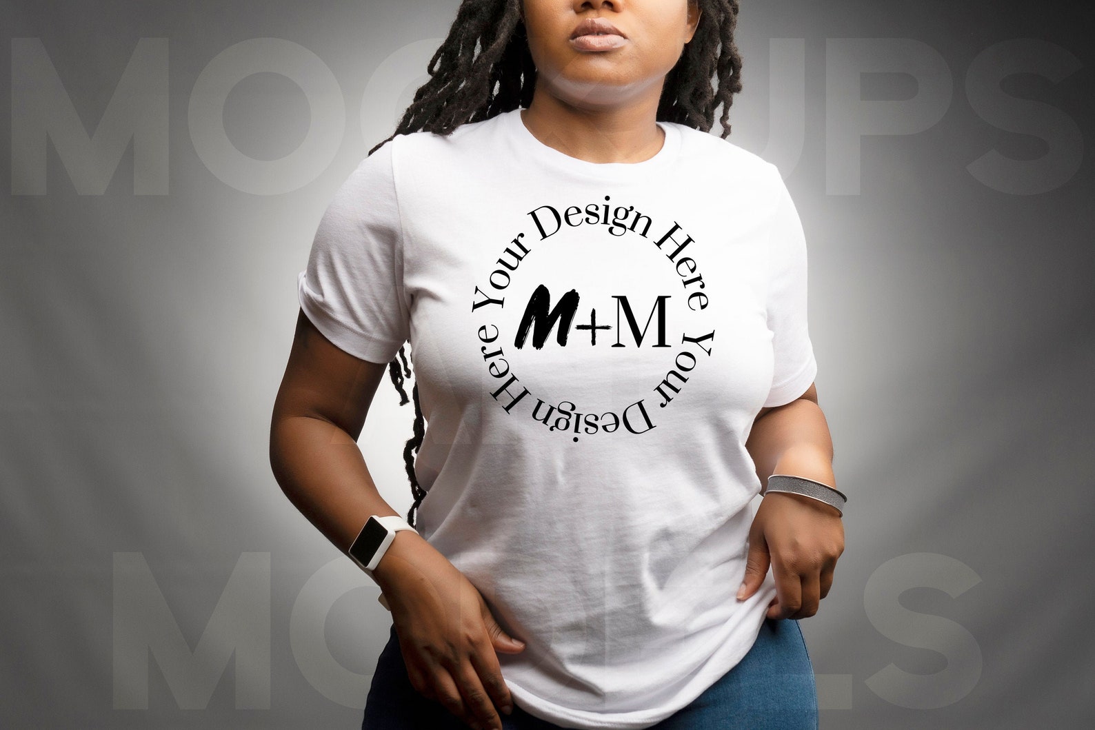 Free t shirt mockups black women Idea
