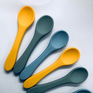 Babylepels, milieuvriendelijke en voedselveilige siliconen, voedings- en weenlepels voor baby&#39;s en peuters, voedingsaccessoires