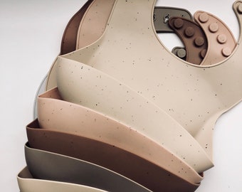 Baby Bibs - Gender Neutral - Eco Friendly Silicone