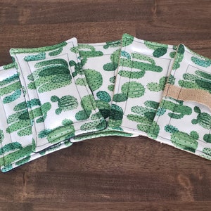 Reusable Washable Kitchen Scrubbie Sponge | Zero Waste | Variety Pack - Cactus