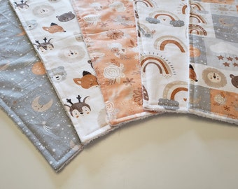 Large Custom Baby Burp Cloths - Boho Baby