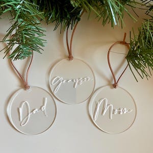 Personalized Name Ornament
