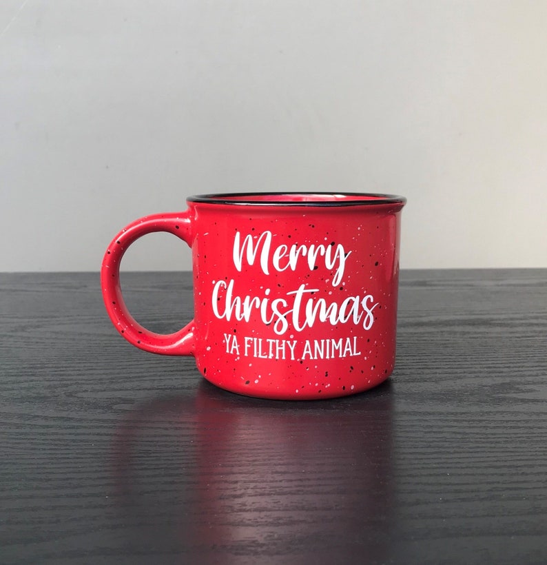 Merry Christmas Ya Filthy Animal Mug image 1