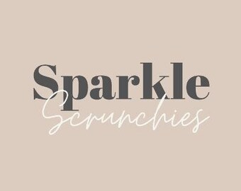 Sparkle Scrunchies