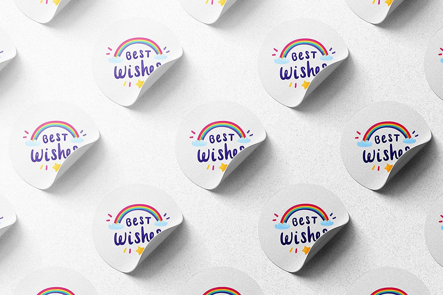 Custom Label Stickers on Sheet BOPP Vinyl Paper - Custom Sticker ...
