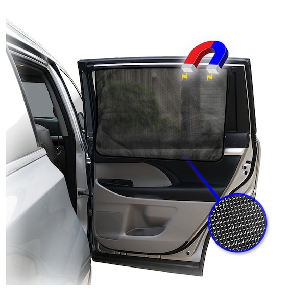 Magnetic Car Window Shade Universal Curtain With Sun Protection Block Damage From Direct Bright Sunlight and Heat 1 Piece of Mesh Etsy