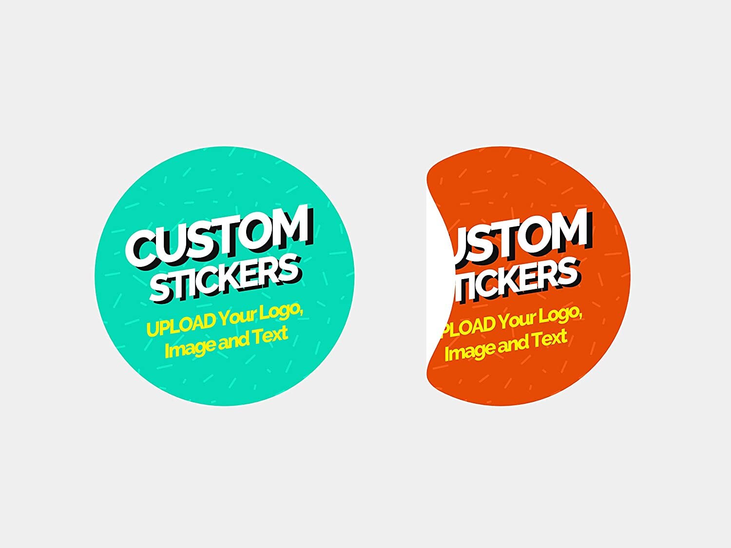 Custom Label Stickers on Sheet BOPP Vinyl Paper - Custom Sticker ...