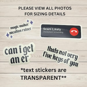 Cast Member Life Sticker Bundle | Water Bottle Stickers | Scrapbooking Supplies | Planner Decor | Ephemera