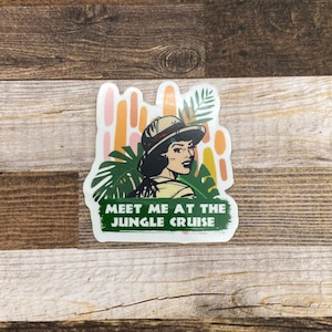 Jungle Explorer Sticker | Cast Life Sticker | Water Bottle Stickers | Scrapbooking Supplies | Planner Decor | Ephemera