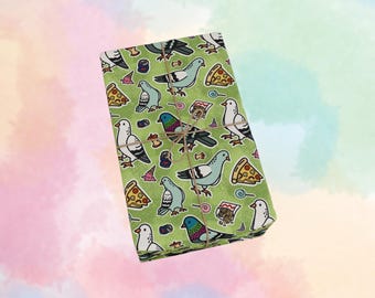 City Pigeon Wrapping Paper: Funny Bird Lover Gift Wrap