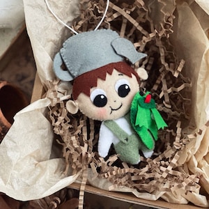 Greg ornament, Over the Garden Wall ornament, Plush Greg over the garden wall decor, Over the garden wall decoration