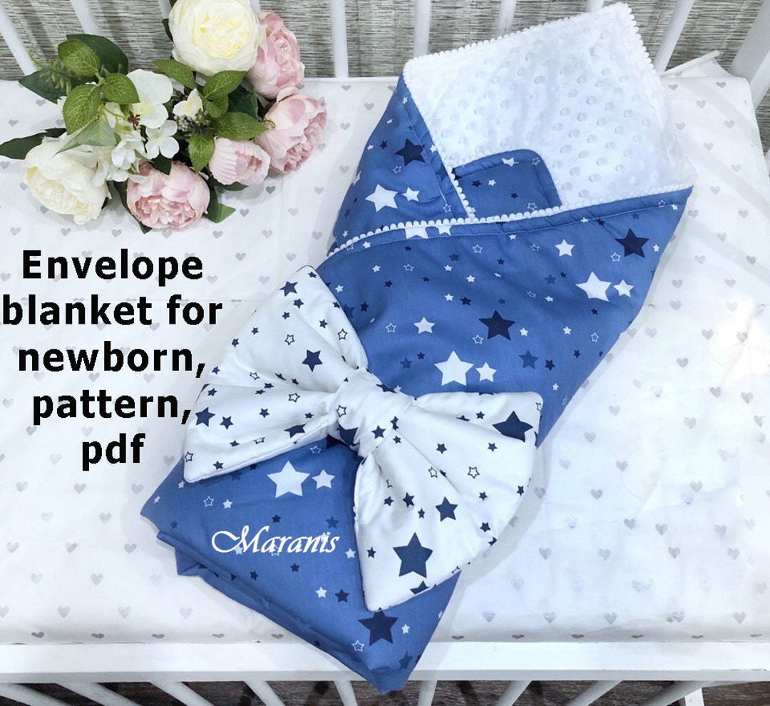 Envelope for Discharge Diy, Pattern, Envelope for a Newborn Pdf, the Blanket Envelope 2 In1
