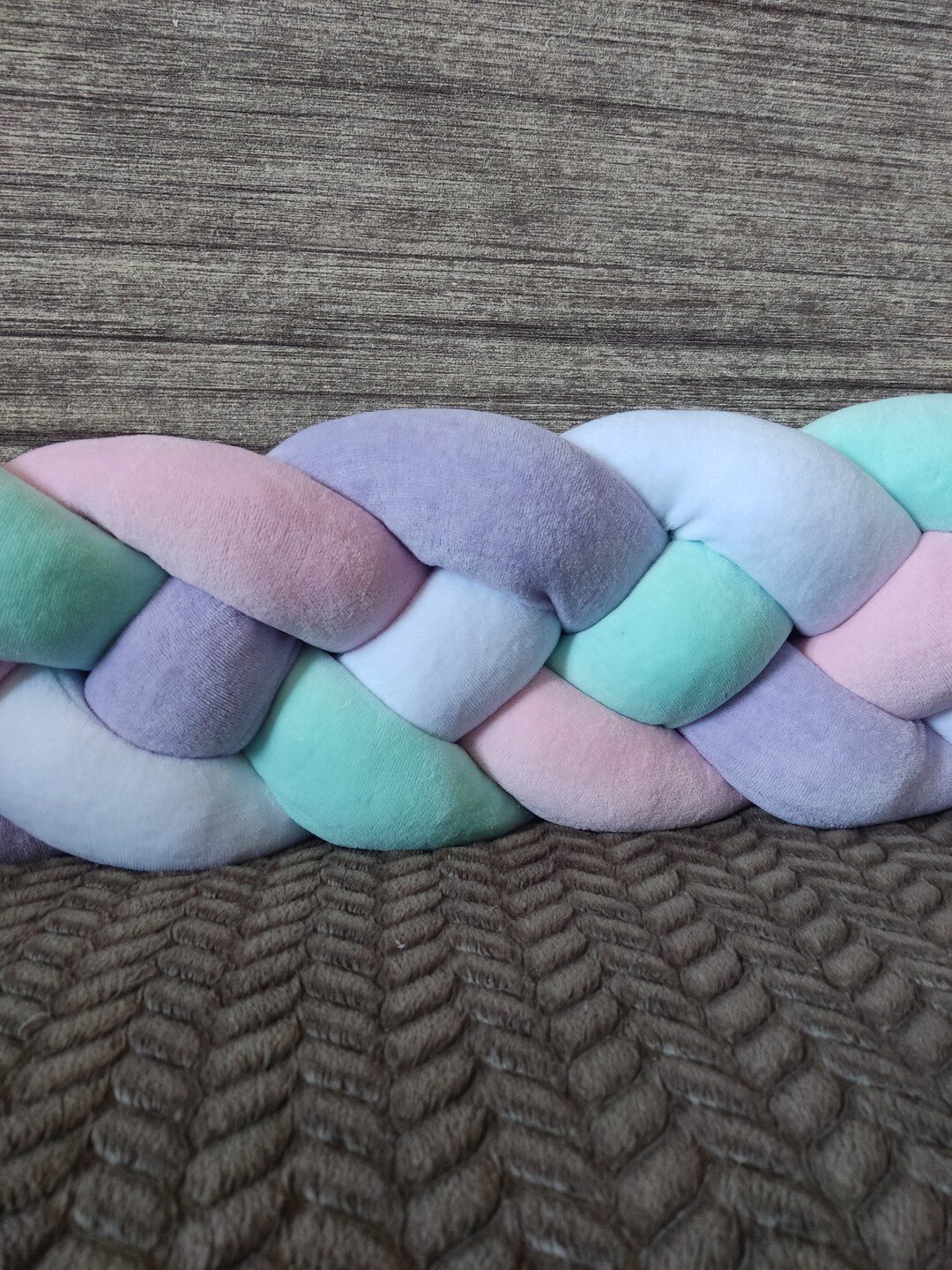 Braid Décor Pillow Diy Bed Pillow Pattern Bed Roller Pdf Etsy UK