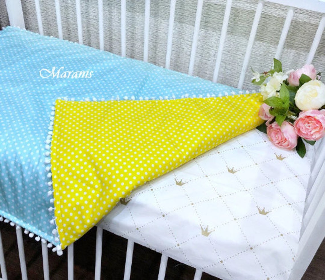 Cot Blanket Pattern Custom Baby Blanket Easy Quilt Pattern Etsy