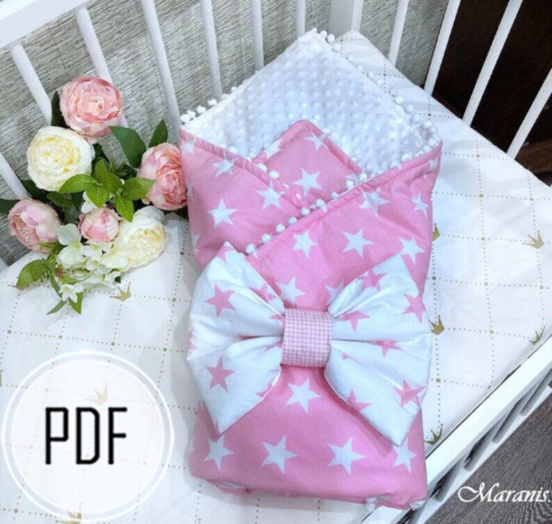 Envelope Blanket Pattern Diy Pattern Envelope for a Newborn Etsy