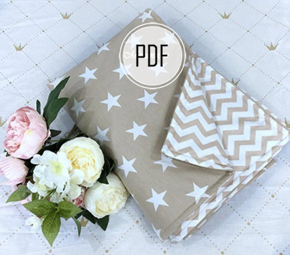 Cot Blanket Pattern Custom Baby Blanket Easy Quilt Pattern Etsy