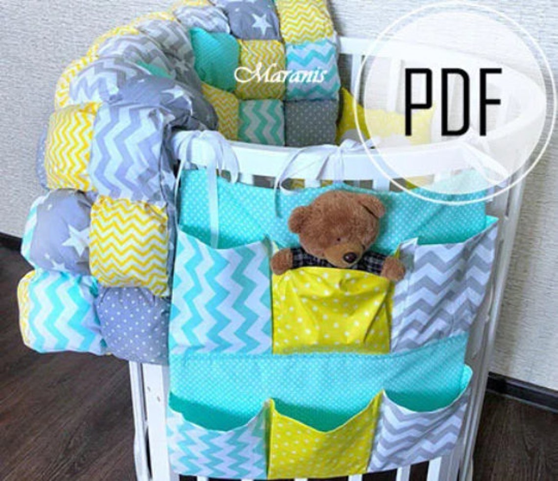 Baby Room Organizer Pdf Organizer for Baby Cot Hanging Etsy