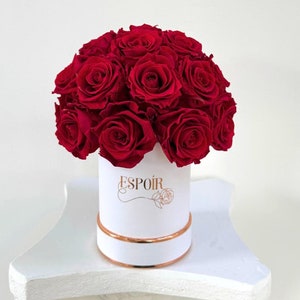 23 Konserviertes Rosenbouquet |  Muttertagsgeschenk | Ewige Blüte Herzstück | Für immer Rosen | Konservierte Blumen | Geburtstagsgeschenk | Wohndeko