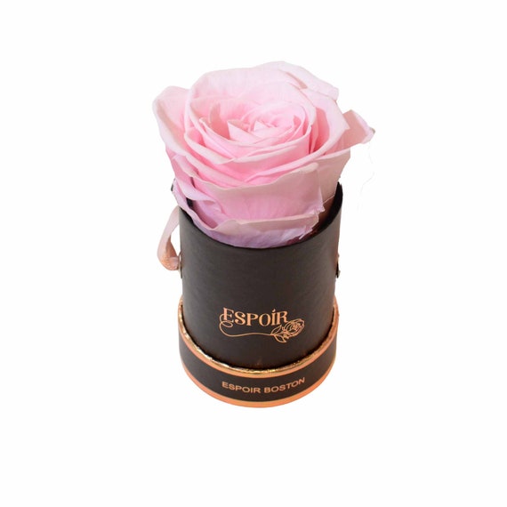 Flowers Forever 27 Rose Conservate In Scatola Di Velluto Bianco A Cuore - Fiori Eterni Senza Manutenzione, Regalo Per San Valentino, Compleanno, Anniversario