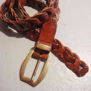 WEAVED LEATHER & BRASS Unisex