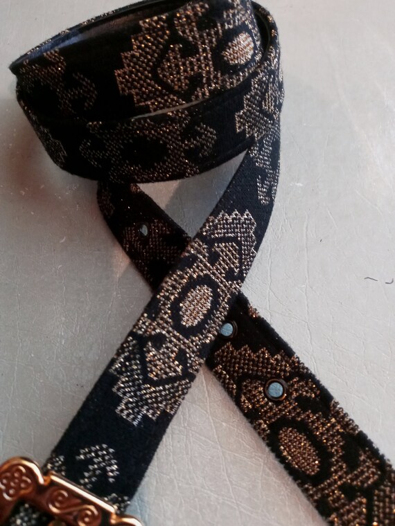 BLACK COTTON GOLD Belt - image 4